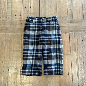 Janie and jack brown plaid pants